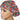 Whimsical Floral Euro Scrub Cap