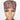 Whimsical Floral Ponytail Scrub Cap