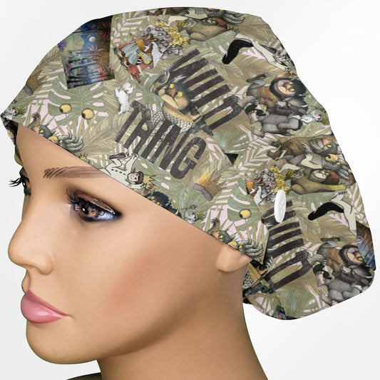 Where The Wild Things Are Euro Scrub Cap