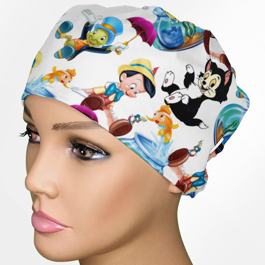 Wish & Whisper Low-Tie Surgeon Scrub Cap