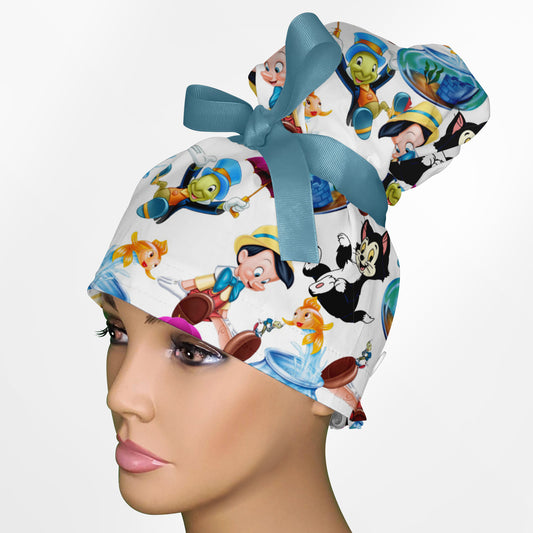 Wish & Whisper High Bun Ponytail Scrub Cap