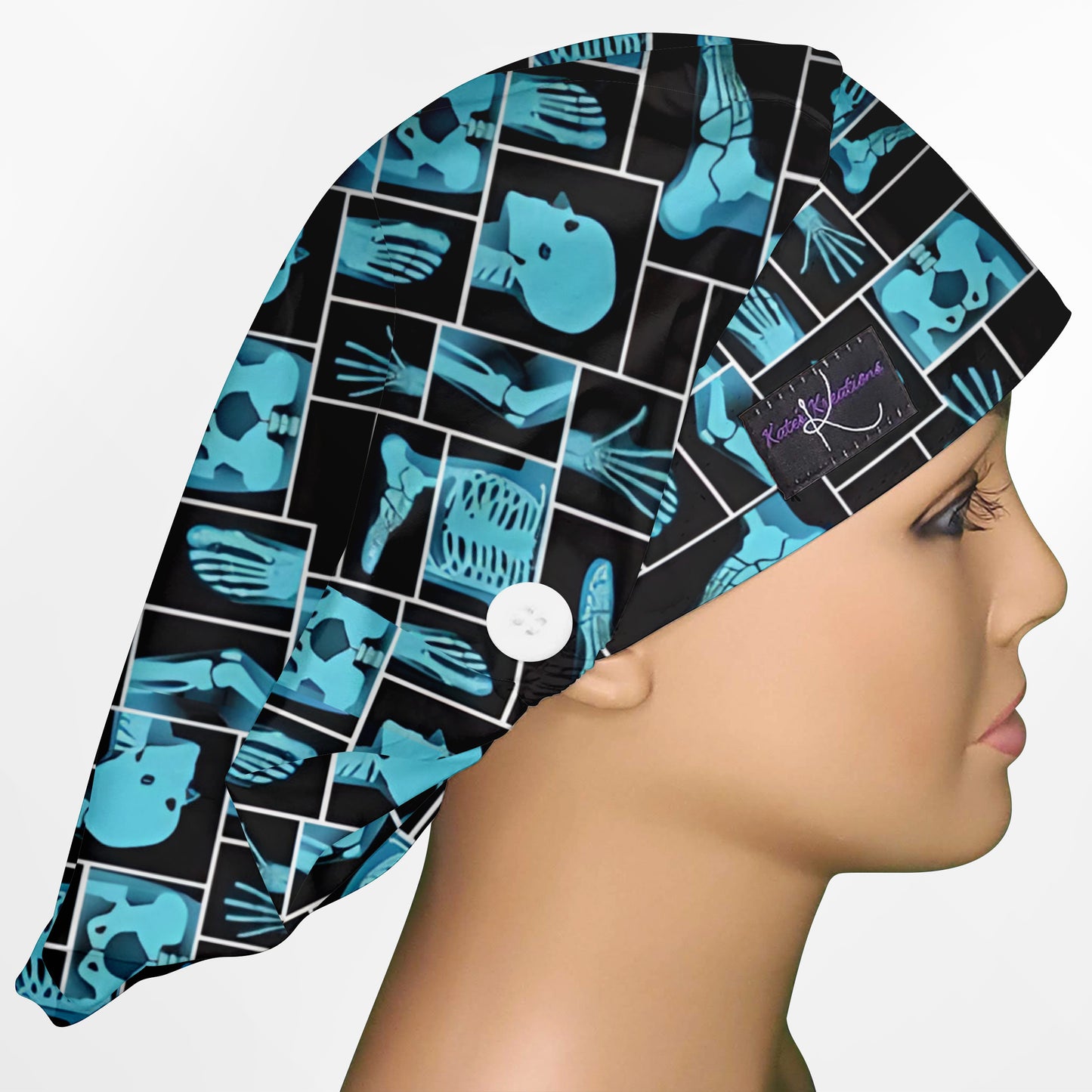 X-Rays Bouffant Scrub Cap