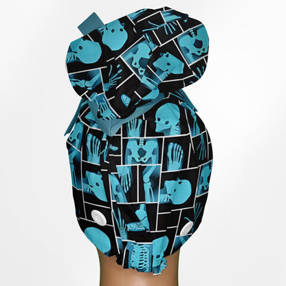 X-Rays High Bun Ponytail Scrub Cap