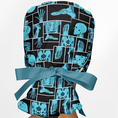 X-Rays Ponytail Scrub Cap