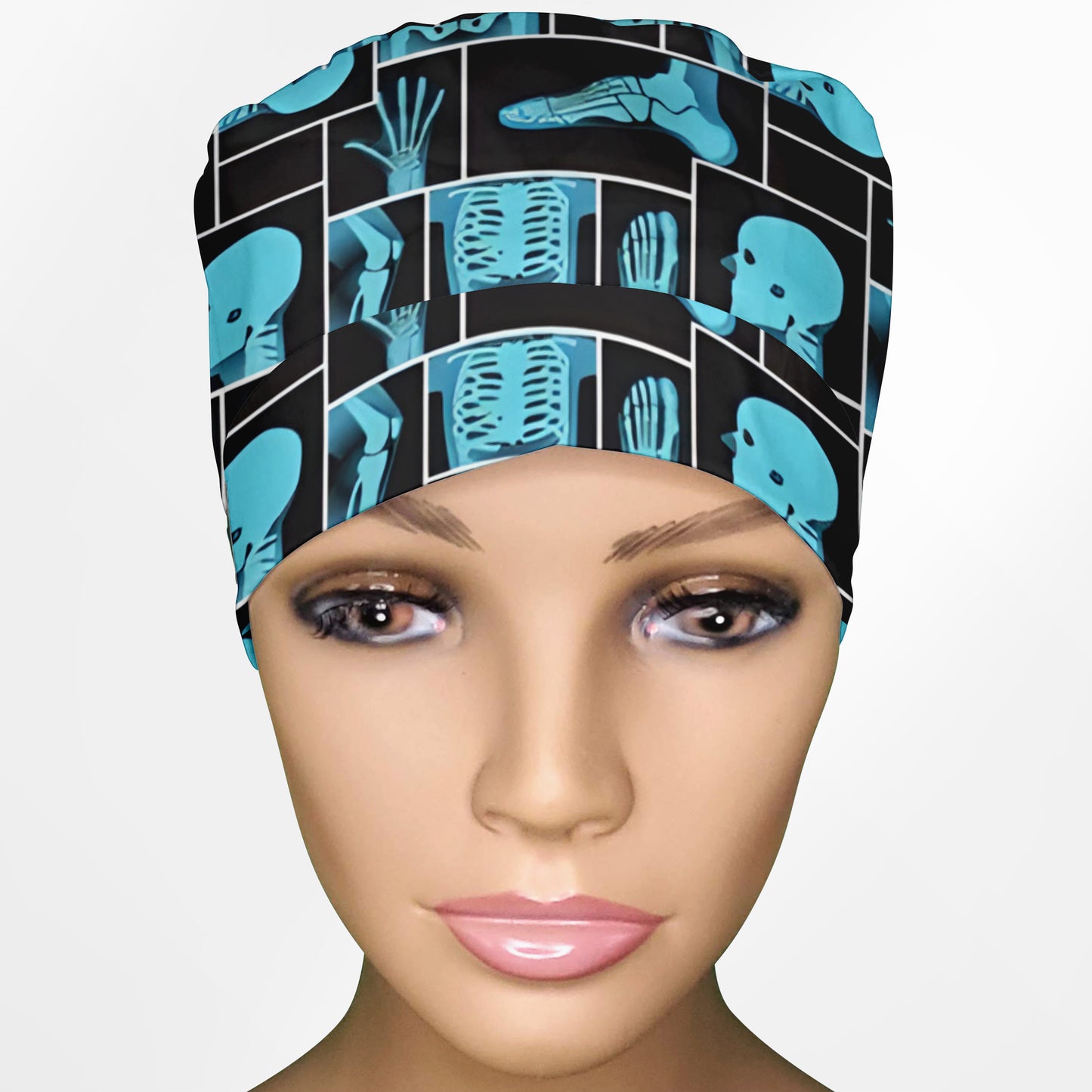 X-Rays Ponytail Scrub Cap