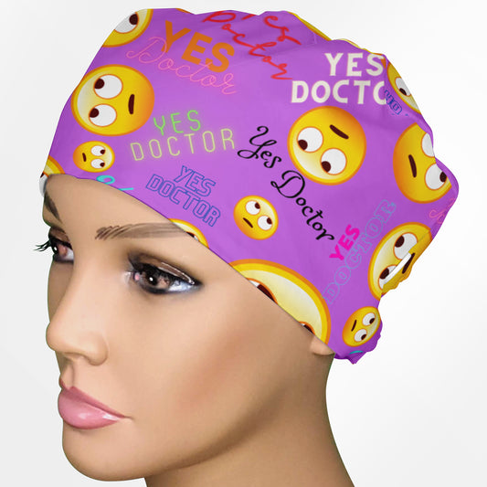 Yes Doctor Low-Tie Surgeon Scrub Cap