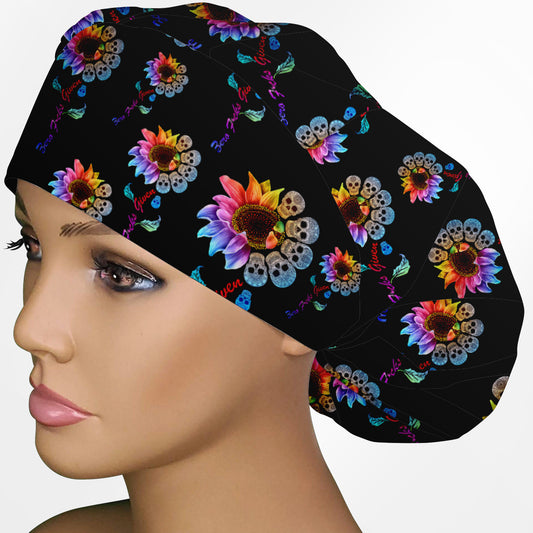 Zero Fucks Given Bouffant Scrub Cap